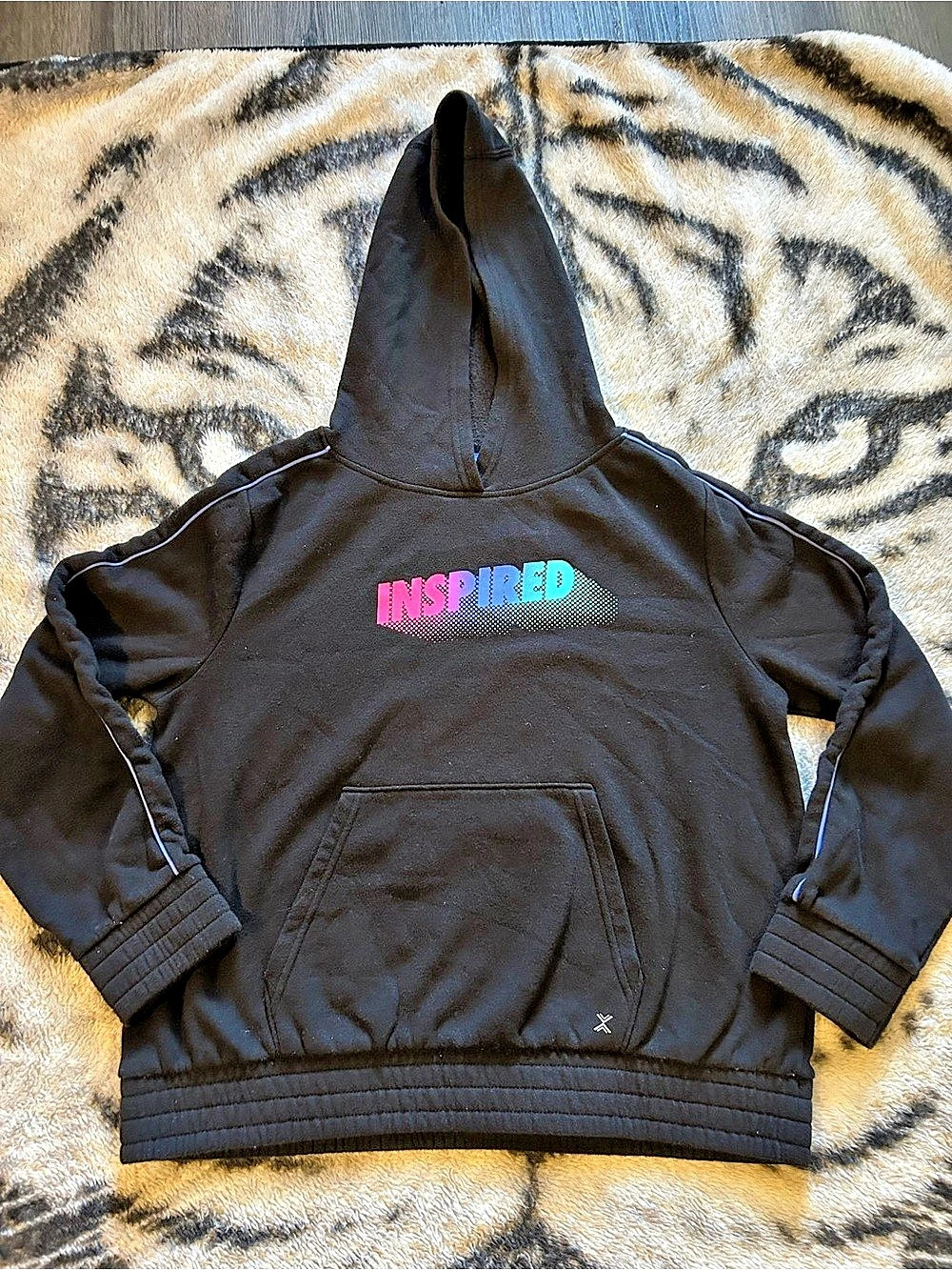 Inspired Black Hoodie Size 3XL